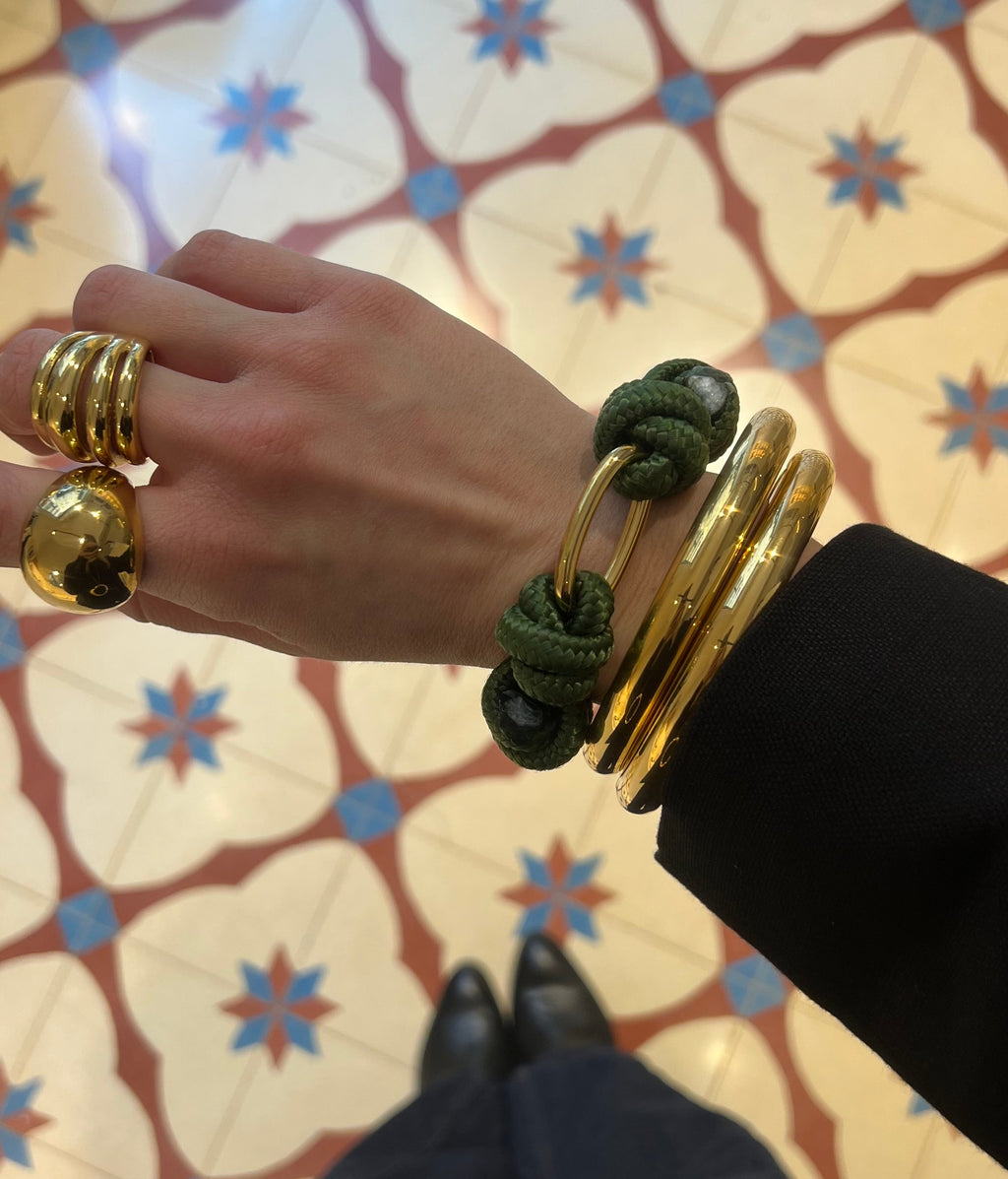 PULSERA FIONA KAKI ORO