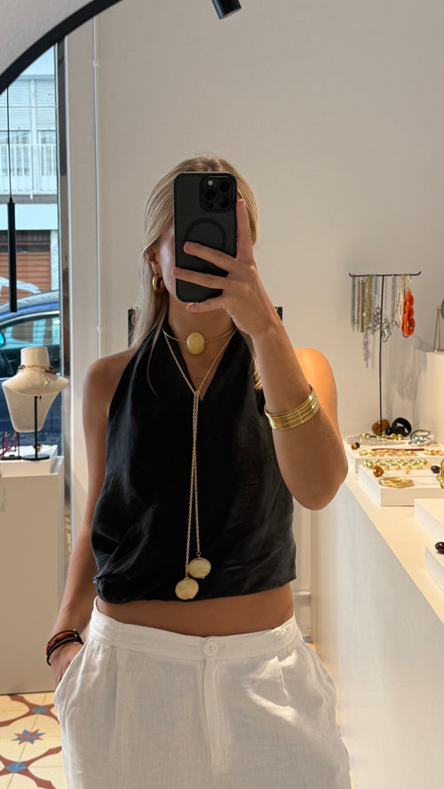 COLLAR AMAZONAS BEIGE