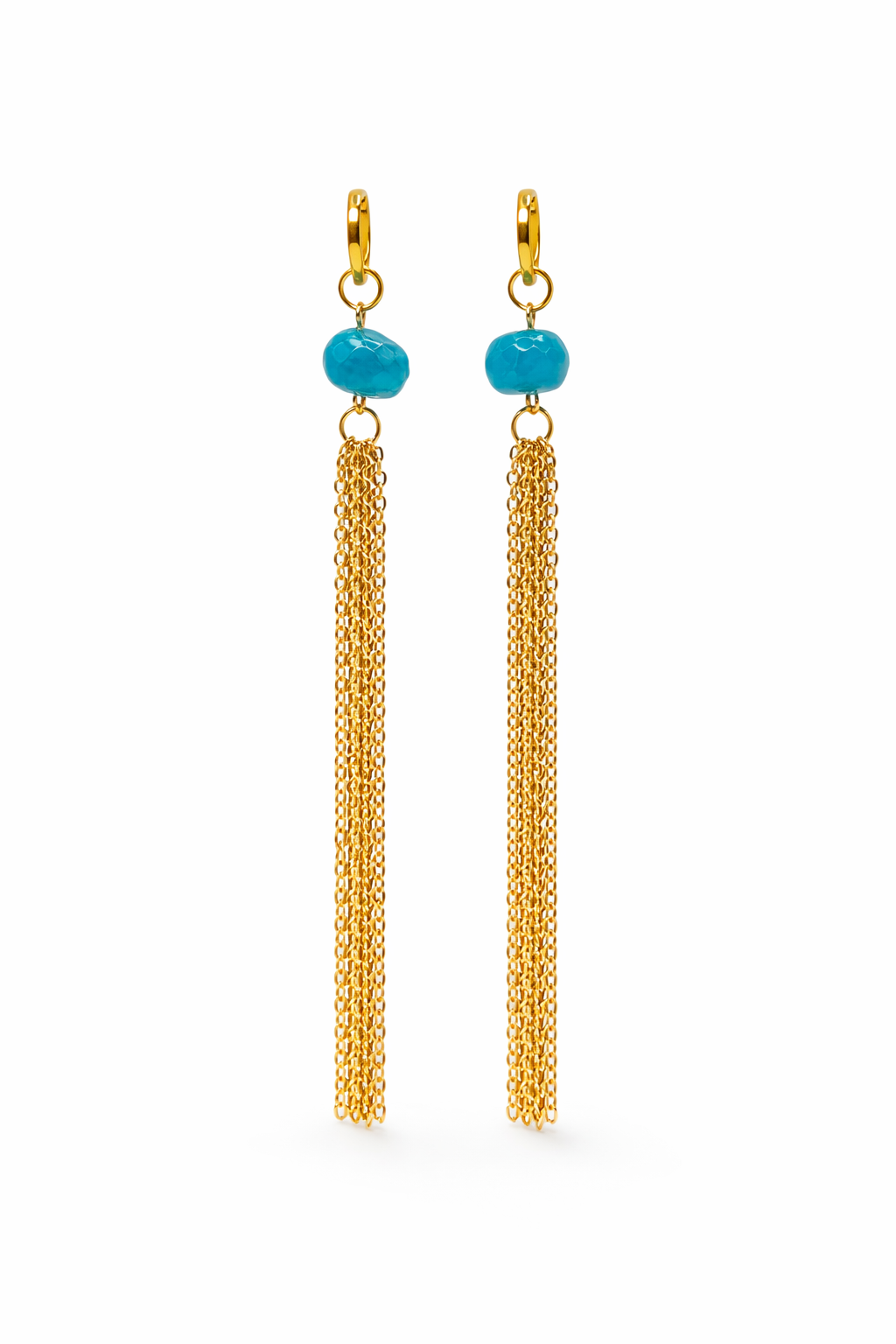 PENDIENTE MICHELLE TURQUESA