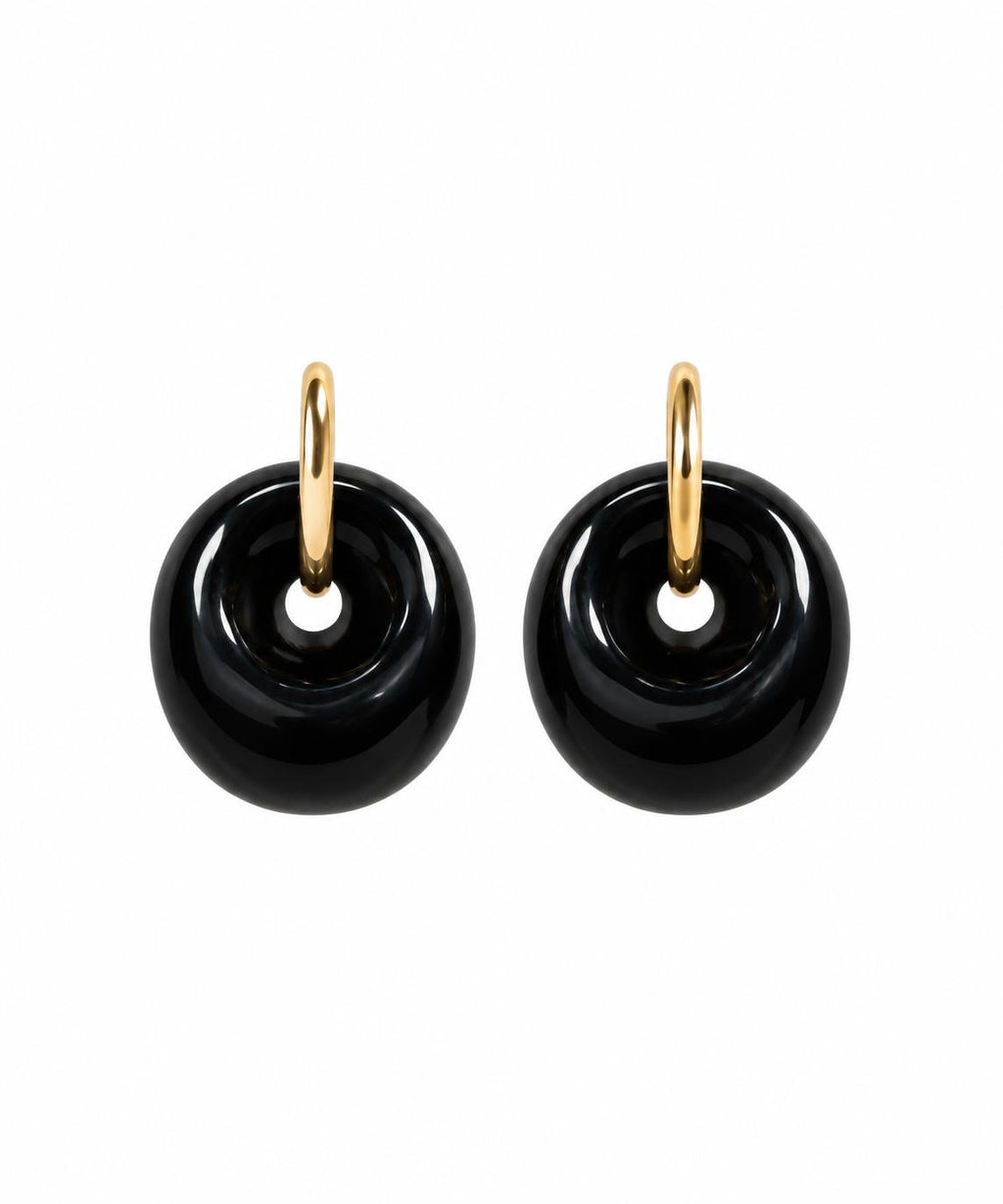 Pendientes Roxane Negro