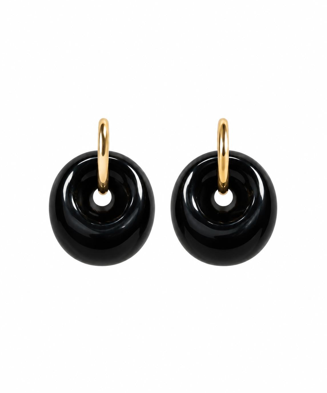 Pendientes Roxane Negro