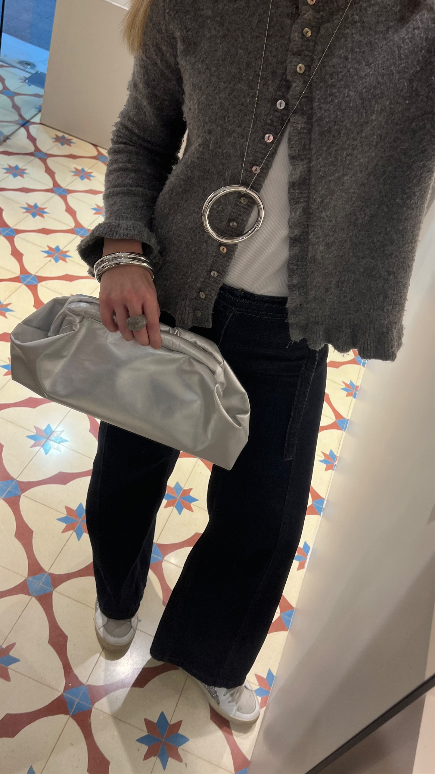 Clutch Marieta plata