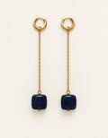 Pendientes Hiedra XL azul