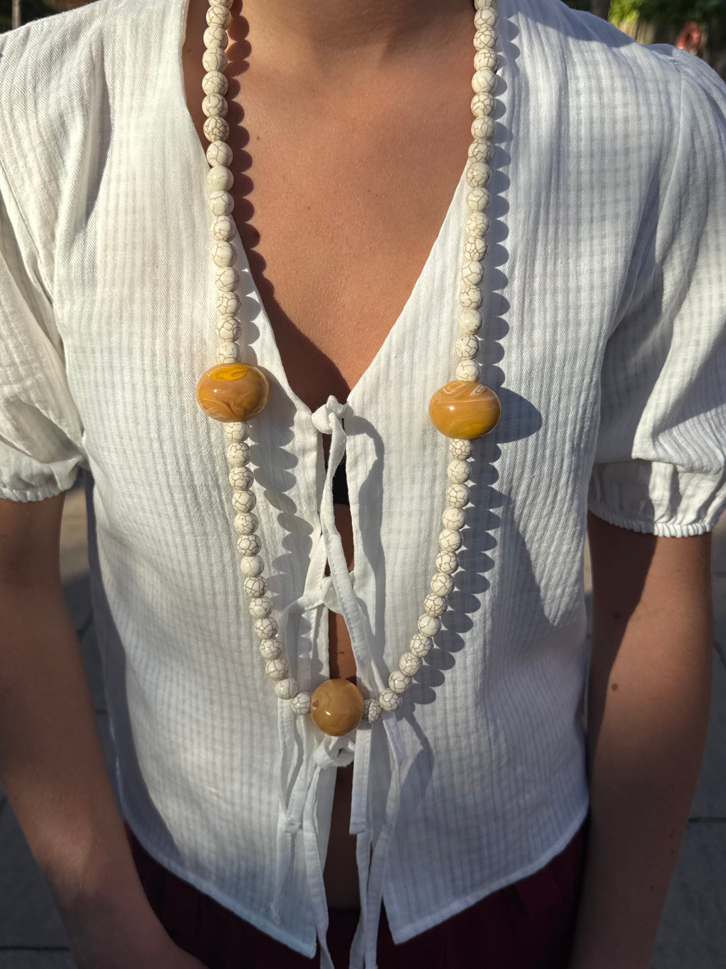 COLLAR PAROS CAMEL