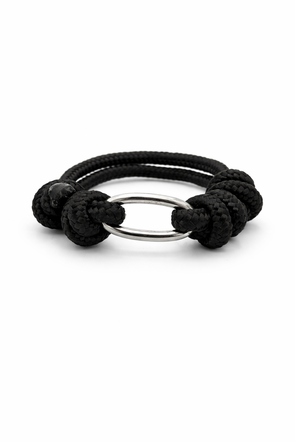 PULSERA FIONA NEGRO PLATA