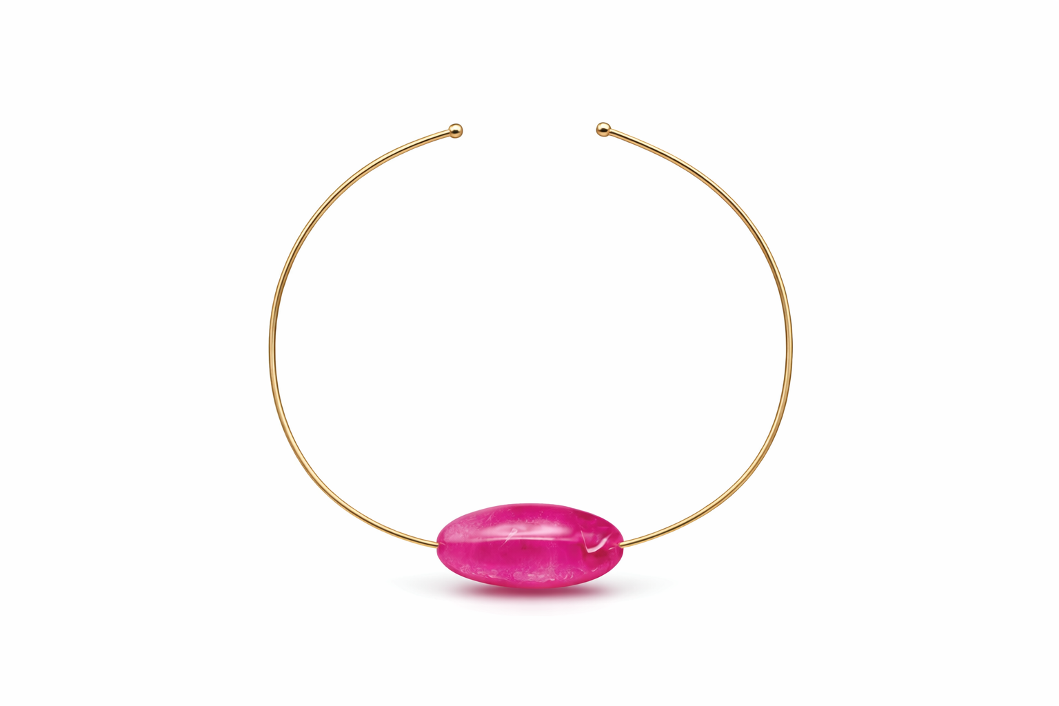 COLLAR LOTA FUCSIA