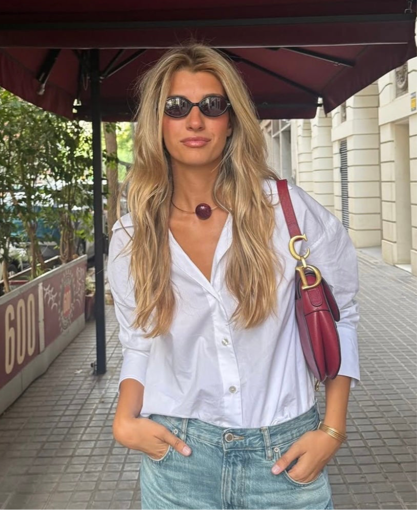 Collar Lota Marte burdeos