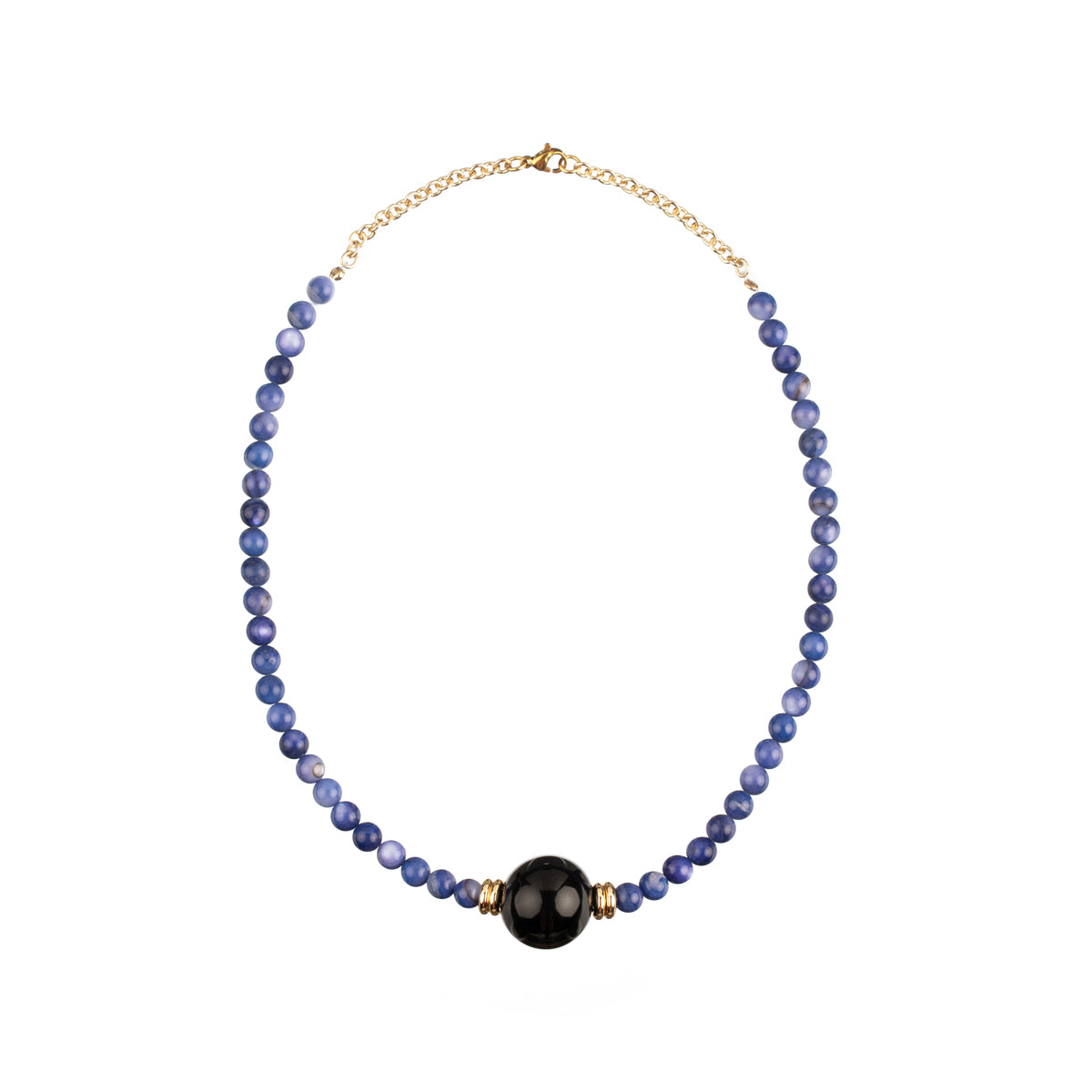 Collar Maria azul