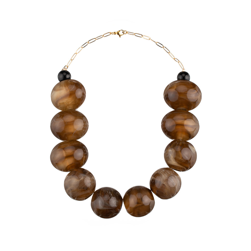 Collar Marte marrón
