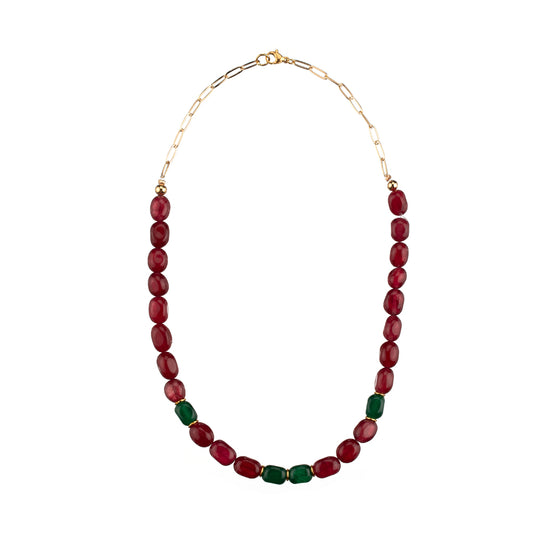 Collar Encina granate