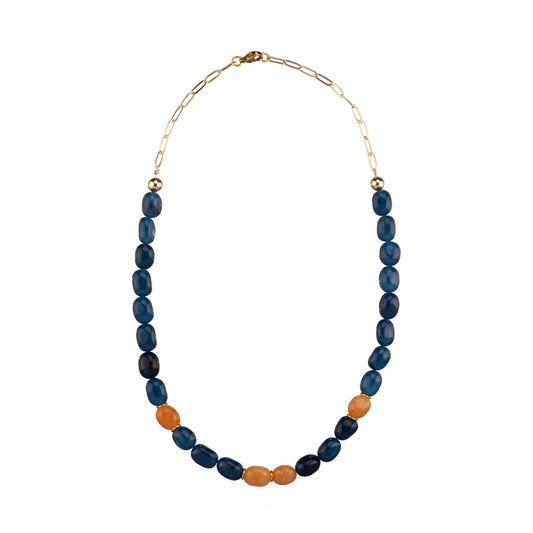 Collar Encina azul