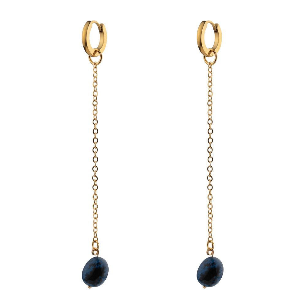 Pendiente Hiedra azul