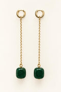 Pendientes Hiedra XL verde