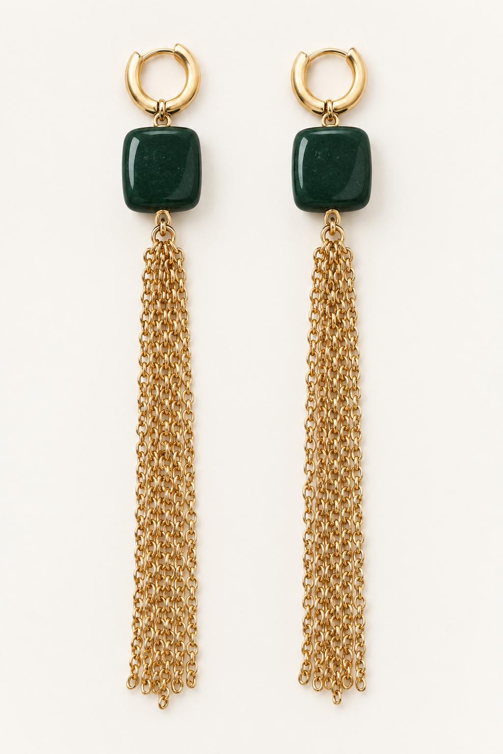 Pendientes Mima Verde